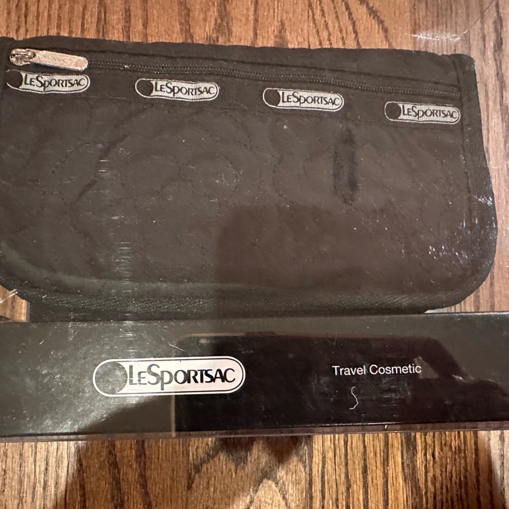 LeSportsac Black Cosmetic Pouch
